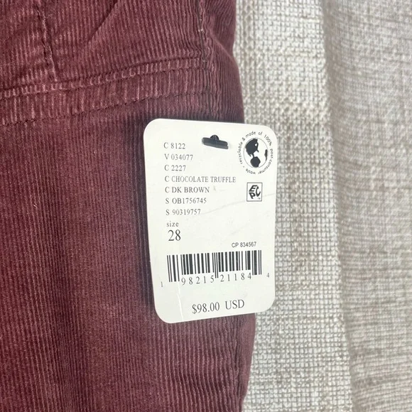 FREE PEOPLE We The Free Pants Jayde Cord High Rise Flare Retro Sz 28 NWT - Picture 3 of 6